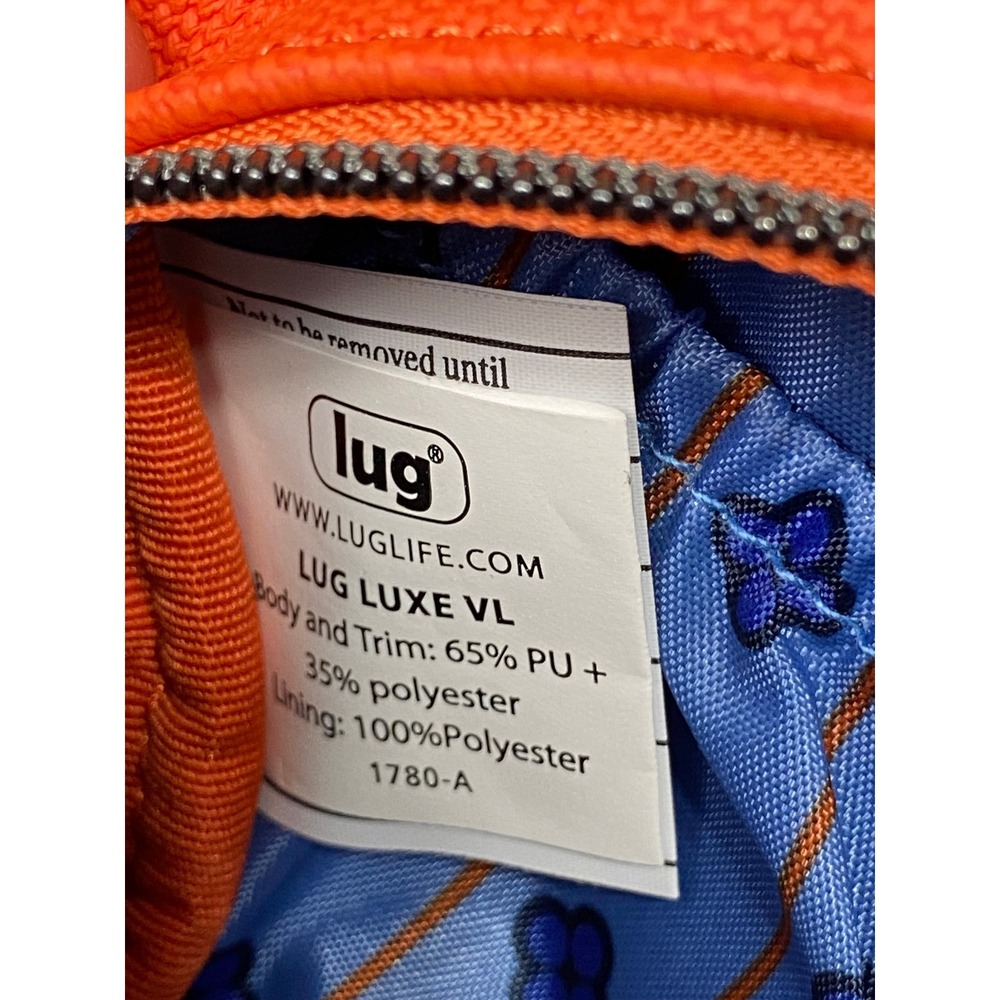 Lug Hitch Crossbody Belt Bag Orange Fanny Pack Adjustable Strap New With Tags - Picture 9 of 11
